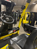 2021 HYSTER E80XN 8000 LB ELECTRIC FORKLIFT CUSHION 95/186" 3 STAGE MAST SIDE SHIFTER 716 HOURS STOCK # BF9156869-BUF - United Lift LLC