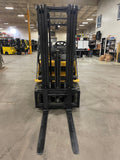2016 CATERPILLAR/MITSUBISHI FGC25N 5000 LB LP GAS FORKLIFT CUSHION 85/187" 3 STAGE MAST SIDE SHIFTER UNDER 1000 HOURS STOCK # BF973549-BUF - United Lift Equipment LLC