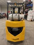 2016 CATERPILLAR/MITSUBISHI FGC25N 5000 LB LP GAS FORKLIFT CUSHION 85/187" 3 STAGE MAST SIDE SHIFTER UNDER 1000 HOURS STOCK # BF973549-BUF - United Lift Equipment LLC