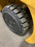 2016 CATERPILLAR/MITSUBISHI FGC25N 5000 LB LP GAS FORKLIFT CUSHION 85/187" 3 STAGE MAST SIDE SHIFTER UNDER 1000 HOURS STOCK # BF973549-BUF - United Lift Equipment LLC