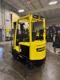 2021 HYSTER E50XN 5000 LB CAPACITY ELECTRIC CUSHION 89/200" 3 STAGE MAST SIDE SHIFTING FORK POSITIONER ONLY 515 HOURS STOCK # BF9125149-BUF - United Lift LLC