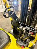 2013 HYSTER E60XN-33 6000 LB ELECTRIC FORKLIFT CUSHION 100/288" QUAD MAST SIDE SHIFTER ONLY 2136 HOURS STOCK # BF9151839-BUF - United Lift Equipment LLC