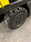 2013 HYSTER E60XN-33 6000 LB ELECTRIC FORKLIFT CUSHION 100/288" QUAD MAST SIDE SHIFTER ONLY 2136 HOURS STOCK # BF9151839-BUF - United Lift Equipment LLC