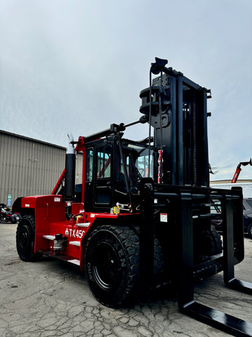 2012 Taylor TX450S 45000 LB CAPACITY DIESEL FORKLIFT PNEUMATIC 170/156" 2 STAGE MAST INDEPENDENT FORK POSITIONER ONLY 4824 HOURS STOCK # BF9652319-BUF - United Lift LLC