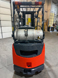 2009 TOYOTA 8FGCU15 3000 LB LP GAS FORKLIFT CUSHION 83/189" 3 STAGE MAST 1776 HOURS SIDE SHIFTER STOCK # BF969349-BUF - United Lift LLC