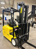 2020 YALE ERP040VTN36TE088 4000 LB 88/199 3 STAGE MAST SIDE SHIFTER ELECTRIC FORKLIFT CUSHION STOCK # BF9171859-BUF - United Lift Equipment LLC