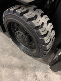 2019 HYSTER E50XN-33 6000 LB ELECTRIC FORKLIFT CUSHION 89/200" 3 STAGE MAST 48V BATTERY SIDE SHIFTING FORK POSITIONER ONLY 945 HOURS STOCK # BF971819-BUF - United Lift LLC