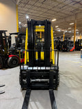 2021 HYSTER H70FT 7000 LB LP GAS FORKLIFT PNEUMATIC 86/182" 3 STAGE MAST SIDE SHIFTING FORK POSITIONER PLUMBED 4 WAYS TO CARRIAGE 1123 HOURS STOCK # BF9129979-BUF
