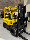 2021 HYSTER H70FT 7000 LB LP GAS FORKLIFT PNEUMATIC 86/182" 3 STAGE MAST SIDE SHIFTING FORK POSITIONER PLUMBED 4 WAYS TO CARRIAGE 1123 HOURS STOCK # BF9129979-BUF