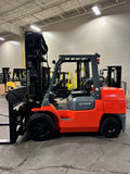 2014 TOYOTA 7FGCU55 12000 LB LP GAS FORKLIFT CUSHION 109/239" 3 STAGE MAST SIDE SHIFTING FORK POSITIONER 2845 HOURS STOCK # BF9326479-BUF - United Lift Equipment LLC