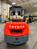 2014 TOYOTA 7FGCU55 12000 LB LP GAS FORKLIFT CUSHION 109/239" 3 STAGE MAST SIDE SHIFTING FORK POSITIONER 2845 HOURS STOCK # BF9326479-BUF - United Lift Equipment LLC