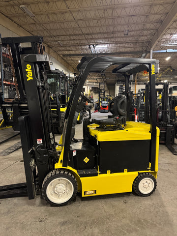 2019 YALE ERC060VGN 6000 LB "EE RATED" any electrical component that creates a spark is enclosed, such as the motors and contactors 48 VOLT ELECTRIC FORKLIFT 87/188" THREE STAGE MAST SIDE SHIFTER 726 HOURS STOCK # BF979139-BUF - United Lift LLC