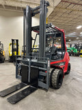 2014 LINDE H70D-03 15500 LB DIESEL FORKLIFT PNEUMATIC 140/192" 2 STAGE MAST SIDE SHIFTING FORK POSITIONER 2833 HOURS STOCK # BF9421369-BUF - United Lift Equipment LLC