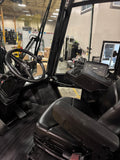 2019 YALE GDP360 36000 LB DIESEL FORKLIFT PNEUMATIC 144/148" 2 STAGE MAST SIDE SHIFTING FORK POSITIONER ENCLOSED HEATED CAB 103" LONG FORKS, 3,072 HOURS STOCK # BF9756589-BUF