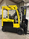 2018 HYSTER E80XN 8000 LB ELECTRIC FORKLIFT CUSHION 94/194" 3 STAGE MAST SIDE SHIFTER STOCK # BF9239199-BUF - United Lift Equipment LLC