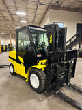 2016 YALE GLP120VX 12000 LB LP GAS FORKLIFT PNEUMATIC 92/163" 3 STAGE FULL FREE LIFT MAST SIDE SHIFTING FORK POSITIONER ENCLOSED CAB 1,214 HOURS STOCK # BF9388129-BUF - United Lift Equipment LLC