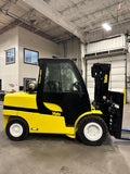 2016 YALE GLP120VX 12000 LB LP GAS FORKLIFT PNEUMATIC 92/163" 3 STAGE FULL FREE LIFT MAST SIDE SHIFTING FORK POSITIONER ENCLOSED CAB 1,214 HOURS STOCK # BF9388129-BUF - United Lift Equipment LLC