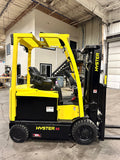 2011 HYSTER E50XN-33 5500 LB ELECTRIC 90/189 3 STAGE MAST SIDE SHIFTER ONLY 907 HOURS STOCK # BF9139979-BUF - United Lift Equipment LLC