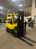 2021 HYSTER H60FT 6000 LB LP GAS FORKLIFT PNEUMATIC 90/188" 3 STAGE MAST SIDE SHIFTER 1,228 HOURS STOCK # BF9124989-BUF - United Lift LLC