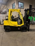 2021 HYSTER H60FT 6000 LB LP GAS FORKLIFT PNEUMATIC 90/188" 3 STAGE MAST SIDE SHIFTER 1,228 HOURS STOCK # BF9124989-BUF - United Lift LLC