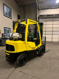 2021 HYSTER H60FT 6000 LB LP GAS FORKLIFT PNEUMATIC 90/188" 3 STAGE MAST SIDE SHIFTER 1,228 HOURS STOCK # BF9124989-BUF - United Lift LLC