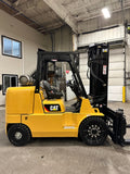 2020 CATERPILLAR GC70K 15500 LB LP GAS FORKLIFT PNEUMATIC 100/188 3 STAGE MAST SIDE SHIFTING FORK POSITIONER 1423 HOURS STOCK # BF9464549-BUF - United Lift Equipment LLC