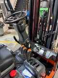 2011 DOOSAN B15R-5 3000 LB ELECTRIC FORKLIFT CUSHION 89/190 3 STAGE MAST SIDE SHIFTER 5887 HOURS STOCK # BF922159-BUF