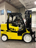 2015 YALE GLC135VX 13500 LB LP GAS FORKLIFT CUSHION 100/185" 3 STAGE MAST STOCK # BF9431519-BUF - United Lift Equipment LLC