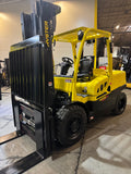 2022 HYSTER H120FT 12000 LB KUBOTA DIESEL FORKLIFT 102/209" 3 STAGE MAST SIDE SHIFTING FORK POSITIONER ONLY 1142 HOURS STOCK # BF9455239-BUF - United Lift LLC