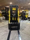 2021 HYSTER S60FT 6000 LB LP GAS FORKLIFT CUSHION 88/188" 3 STAGE MAST SIDE SHIFTING FORK POSITIONER 4 WAY PLUMBED 912 HOURS STOCK # BF9174119-BUF - United Lift LLC