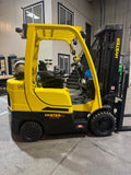 2021 HYSTER S60FT 6000 LB LP GAS FORKLIFT CUSHION 88/188" 3 STAGE MAST SIDE SHIFTING FORK POSITIONER 4 WAY PLUMBED 912 HOURS STOCK # BF9174119-BUF - United Lift LLC