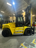 2017 HYSTER H230HD2 23000 LB CAPACITY DIESEL FORKLIFT DUAL DRIVE PNEUMATIC 175/213" 2 STAGE MAST SIDE SHIFTING FORK POSITIONER ENCLOSED HEATED CAB 48 FORKS 2,452 HOURS STOCK # BF9745179-BUF - United Lift LLC