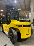 2017 HYSTER H230HD2 23000 LB CAPACITY DIESEL FORKLIFT DUAL DRIVE PNEUMATIC 175/213" 2 STAGE MAST SIDE SHIFTING FORK POSITIONER ENCLOSED HEATED CAB 48 FORKS 2,452 HOURS STOCK # BF9745179-BUF - United Lift LLC