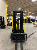 2016 HYSTER E60XN-33 6000 LB ELECTRIC FORKLIFT CUSHION 89/181" 3 STAGE MAST SIDE SHIFTER ONLY 878 HOURS STOCK # BF9141339-BUF - United Lift Equipment LLC