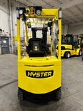 2016 HYSTER E60XN-33 6000 LB ELECTRIC FORKLIFT CUSHION 89/181" 3 STAGE MAST SIDE SHIFTER ONLY 878 HOURS STOCK # BF9141339-BUF - United Lift Equipment LLC