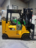 2021 CATERPILLAR GC40KSTR 8000 LB LP GAS FORKLIFT CUSHION 92/201" 3 STAGE MAST SIDE SHIFTER LOW HOURS STOCK # BF9137749-BUF