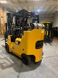 2021 CATERPILLAR GC40KSTR 8000 LB LP GAS FORKLIFT CUSHION 92/201" 3 STAGE MAST SIDE SHIFTER LOW HOURS STOCK # BF9137749-BUF