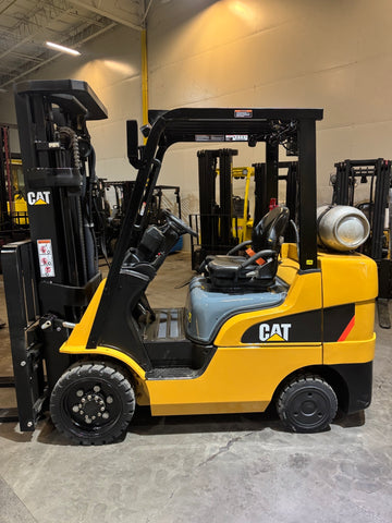 2020 CATERPILLAR 2C6000 6000 LB LP GAS FORKLIFT CUSHION 88/199" 3 STAGE MAST SIDE SHIFTER 876 STOCK # BF985659-BUF