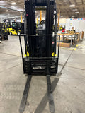 2012 YALE ERC050VG 5000 LB 36 VOLT ELECTRIC FORKLIFT 88/189" THREE STAGE MAST SIDE SHIFTING FORK POSITIONER STOCK # BF989729-BUF - United Lift Equipment LLC