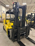 2000 HOIST TITAN F180 22000 LB LP GAS FORKLIFT CUSHION 98/98" 2 STAGE MAST FORK POSITIONER 4864 HOURS STOCK # BF948849-BUF - United Lift Equipment LLC