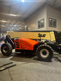 2016 JLG 1255 12000 LB DIESEL TELESCOPIC FORKLIFT TELEHANDLER SOLID AIR BOSS TIRES 4WD OUTRIGGERS CAB WITH HEAT & AC 1765 HOURS STOCK # BF9615139-BUF