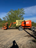 2016 JLG 450AJ ARTICULATING BOOM LIFT AERIAL LIFT WITH JIB ARM 45' REACH DIESEL 4WD 1232 HOURS ORIGINAL PAINT STOCK # BF9252669-BUF
