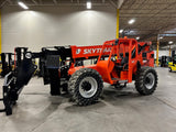 2014 SKYTRAK 10054 10000 LB DIESEL TELESCOPIC FORKLIFT TELEHANDLER PNEUMATIC 4WD OUTRIGGERS 1985 HOURS STOCK # BF9732359-BUF - United Lift Equipment LLC