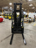 2018 YALE ERP035VT 3500 LB ELECTRIC CUSHION 3 WHEEL SIT DOWN FORKLIFT 94/216" 3 STAGE MAST SIDE SHIFTER 902 HOURS STOCK # BF9178859-BUF - United Lift Equipment LLC