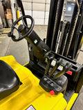 2018 YALE ERP035VT 3500 LB ELECTRIC CUSHION 3 WHEEL SIT DOWN FORKLIFT 94/216" 3 STAGE MAST SIDE SHIFTER 902 HOURS STOCK # BF9178859-BUF - United Lift Equipment LLC