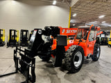 2019 JLG SKYTRAK 10054 10000 LB DIESEL TELESCOPIC FORKLIFT TELEHANDLER PNEUMATIC 4WD OUTRIGGERS ENCLOSED CAB WITH HEAT AND AC 791 HOURS STOCK # BF91089889-BUF - United Lift Equipment LLC