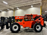 2019 JLG SKYTRAK 10054 10000 LB DIESEL TELESCOPIC FORKLIFT TELEHANDLER PNEUMATIC 4WD OUTRIGGERS ENCLOSED CAB WITH HEAT AND AC 791 HOURS STOCK # BF91089889-BUF - United Lift Equipment LLC