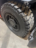 2019 TOYOTA 8FG40U 9000 LB LP GAS FORKLIFT PNEUMATIC 91/132" 2 STAGE CLEAR VIEW MAST SIDE SHIFTING FORK POSITIONER ENCLOSED CAB  HEAT & AC 1302 HOURS STOCK # BF9234199-BUF
