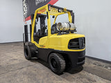 2019 HYSTER H80FT 8000 LB LP GAS FORKLIFT DUAL TIRE PNEUMATIC 90/185" 3 STAGE MAST SIDE SHIFTER DUAL TIRE ONLY 1593 HOURS STOCK # BF9349519-ILE - United Lift Equipment LLC