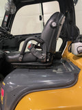2016 CAT DP70N 15500 DIESEL FORKLIFT PNEUMATIC 114/148" 2 STAGE MAST DUAL DRIVE TIRES SIDE SHIFTER ENCLOSED CAB HEAT & AC 2500 HOURS STOCK # BF9193349-BUF - United Lift Equipment LLC